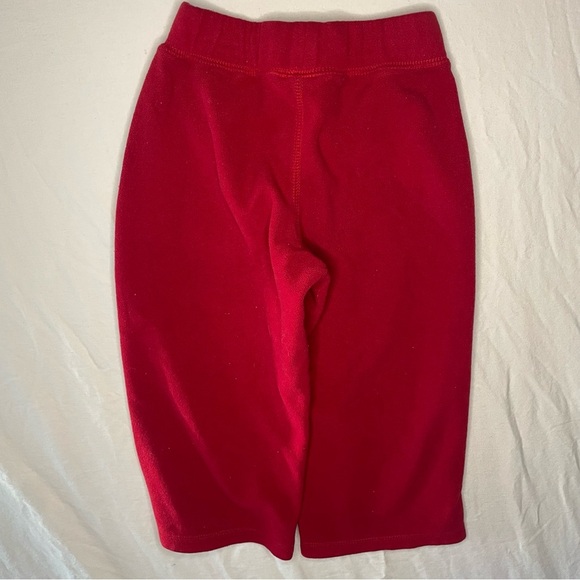 Red Joggers with Elastic Waistband and Loose Fit - Picture 6 of 6